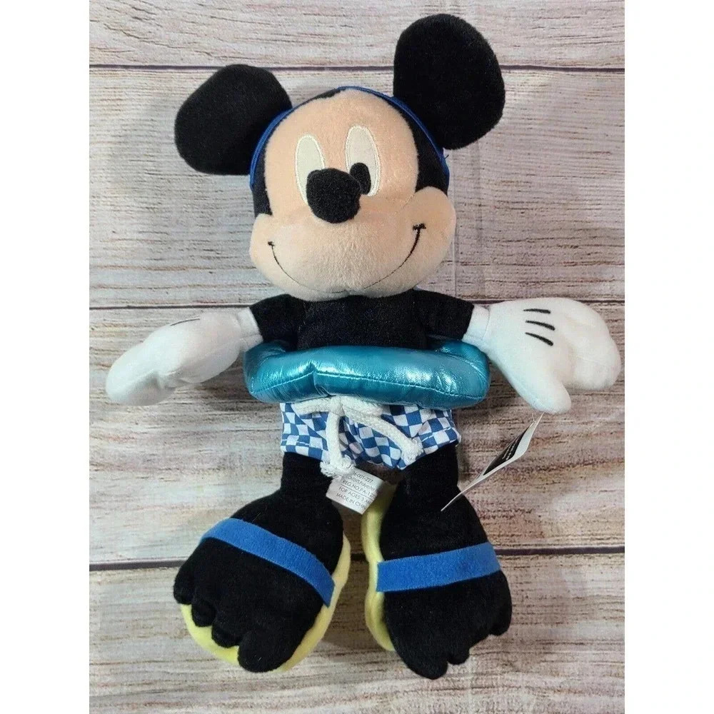 Disney Sega Plush Prize Fun In The Sun Mickey Mouse Stuffed Animal Toy 8"